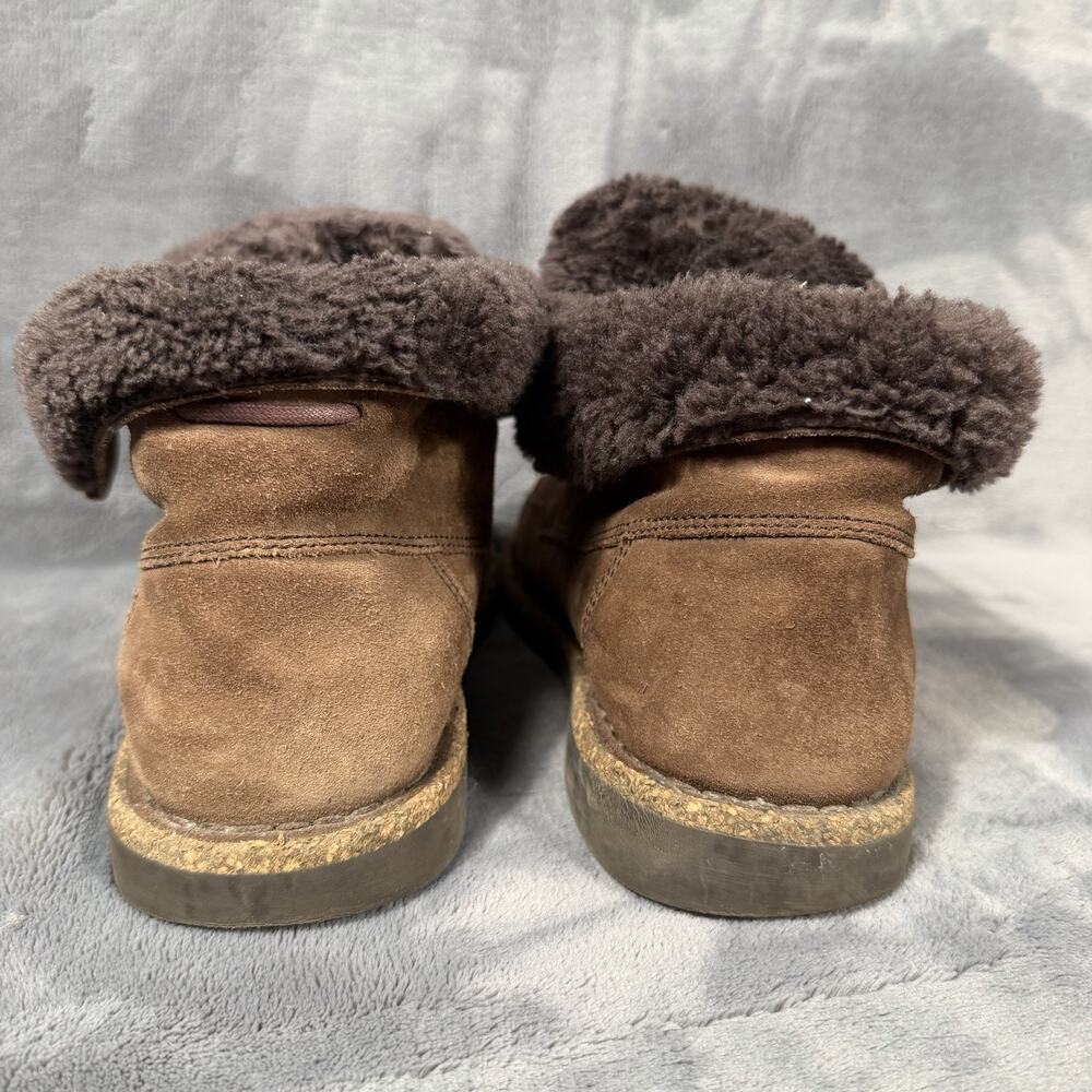 Birkenstock Shearling Suede Ankle Boots EU 37 Women's 6/6.5 Cozy Casual Comfort - Picture 7 of 11